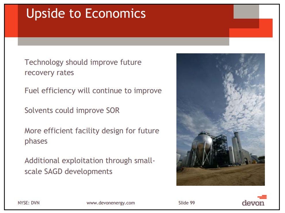 Capital and Operational Update Thermal Oil Sands School – Devon Energy Corp – slide 87
