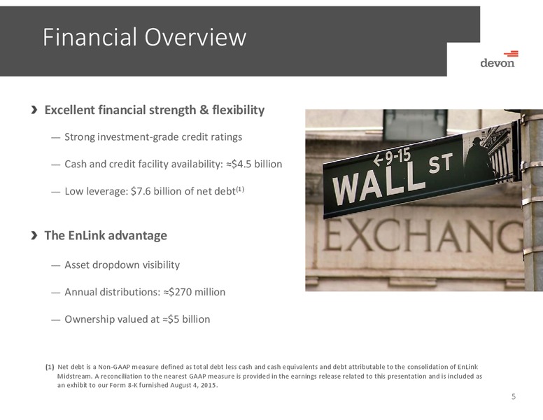 Q2 2015 Management Commentary – Devon Energy Corp – slide 4