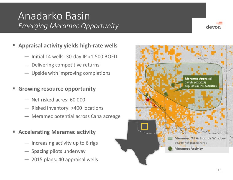 August 2015 Investor Presentation – Devon Energy Corp – slide 12
