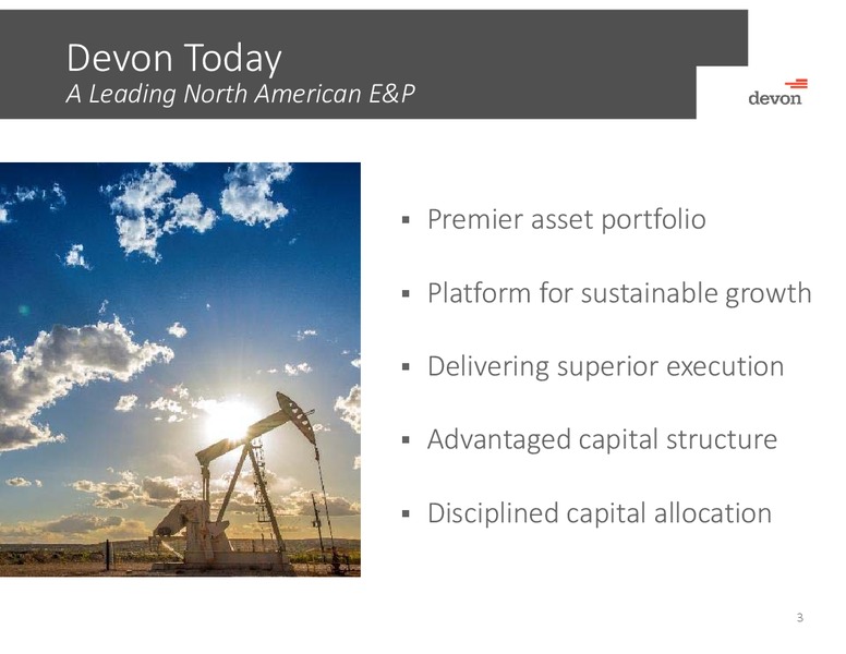 November 2015 Investor Presentation – Devon Energy Corp – slide 2