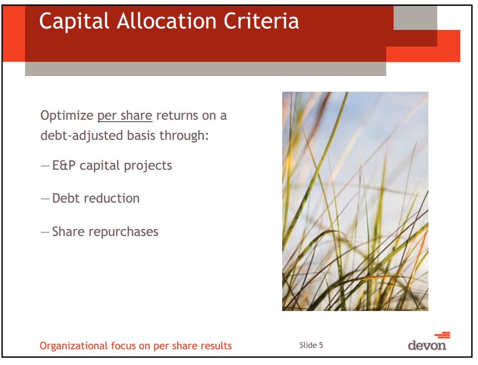 November 2011 Investor Presentation – Devon Energy Corp – slide 4
