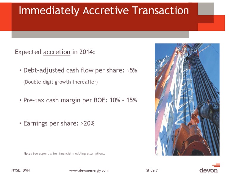 GeoSouthern Energy Corporation Manda Presentation – Devon Energy Corp – slide 6
