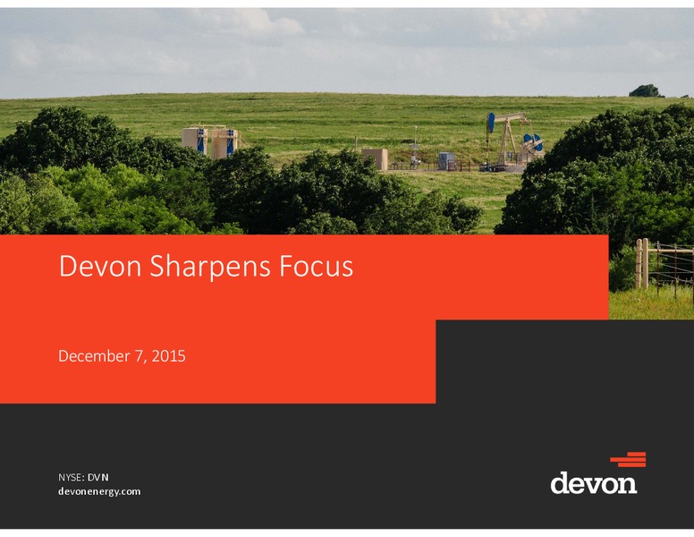 Acquisition of Felix Energy – Devon Energy Corp – slide 1