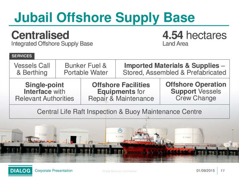 September 2015 Investor Presentation – Dialog Group Berhad – slide 11
