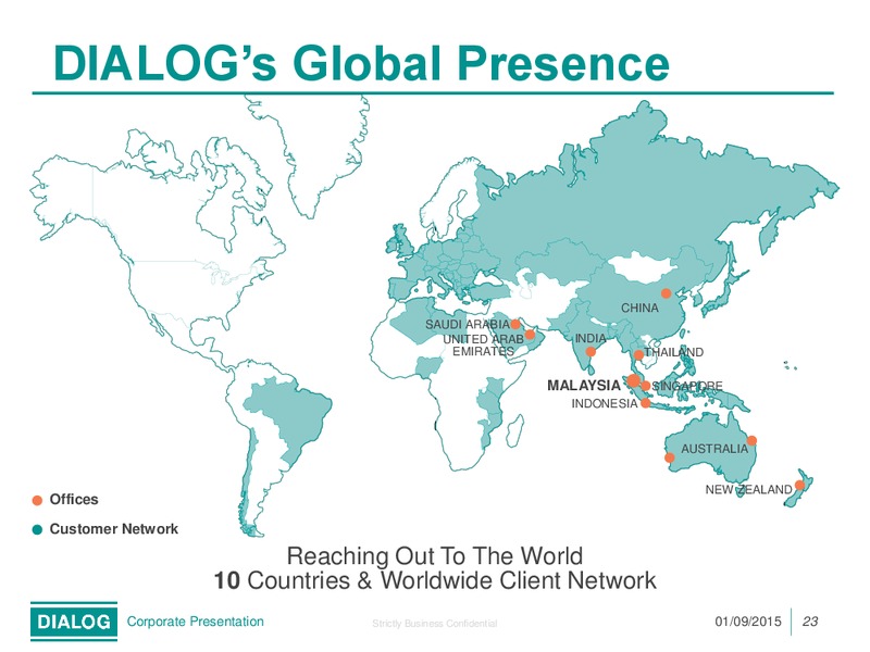 September 2015 Investor Presentation – Dialog Group Berhad – slide 23