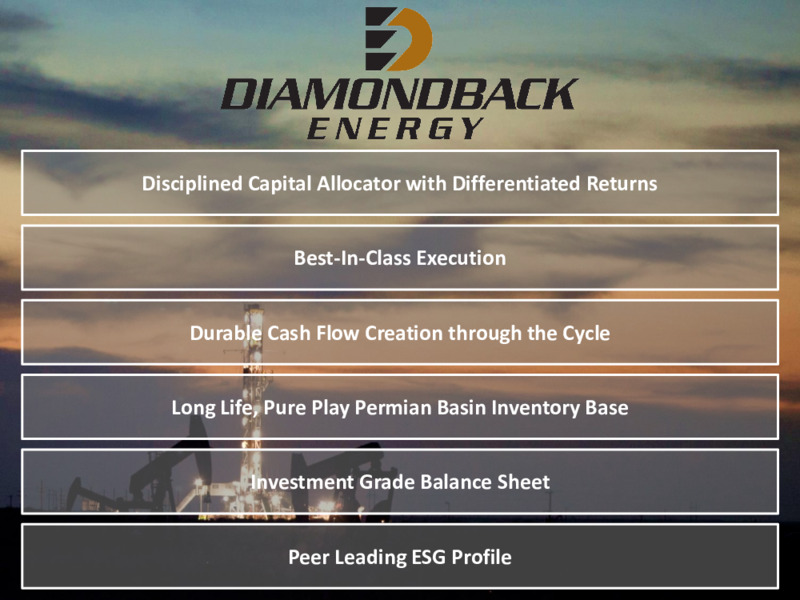 First Quarter 2022 Presentation – Diamondback Energy, Inc. – slide 2