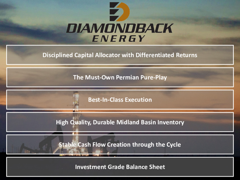 1Q 2025 Earnings Presentation – Diamondback Energy, Inc. – slide 2