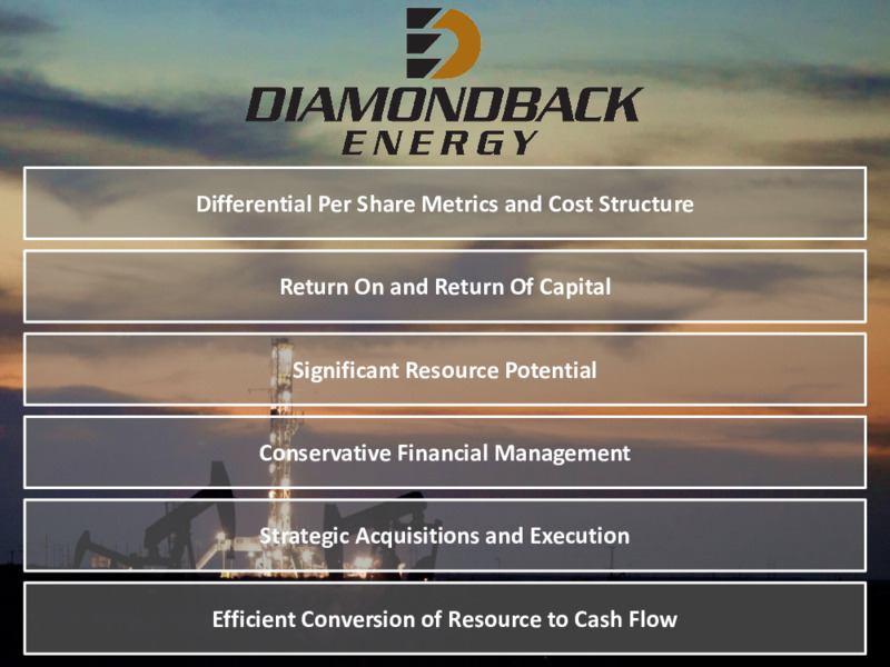 November 2021 Investor Presentation – Diamondback Energy, Inc. – slide 19