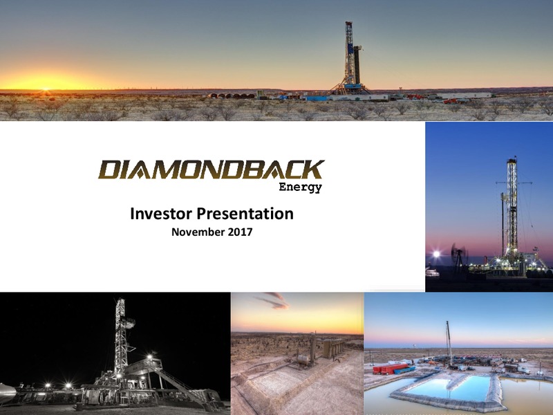 November 2017 Investor Presentation – Diamondback Energy, Inc. – slide 1