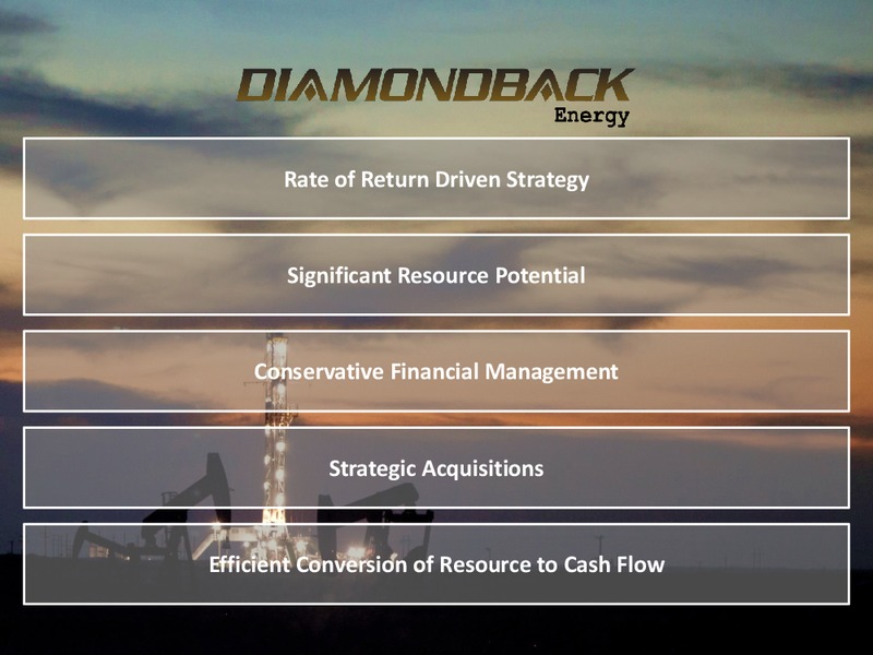 November 2017 Investor Presentation – Diamondback Energy, Inc. – slide 21