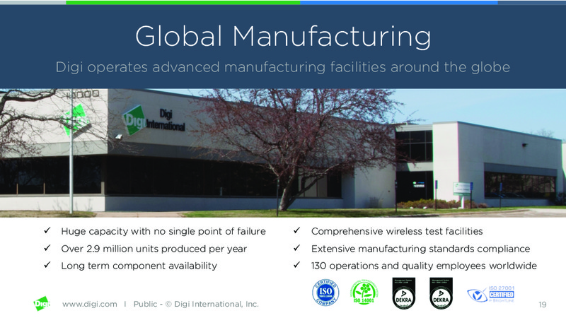 August 2015 Investor Presentation – Digi International Inc. – slide 18