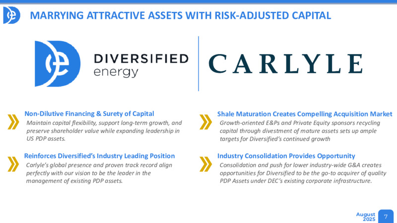 August 2025 Investor Presentation – Diverse Energy Investments Llc – slide 7
