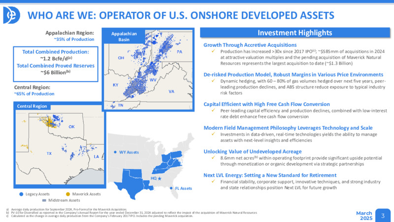 March 2025 Presentation – Diversified Energy Company plc – slide 3
