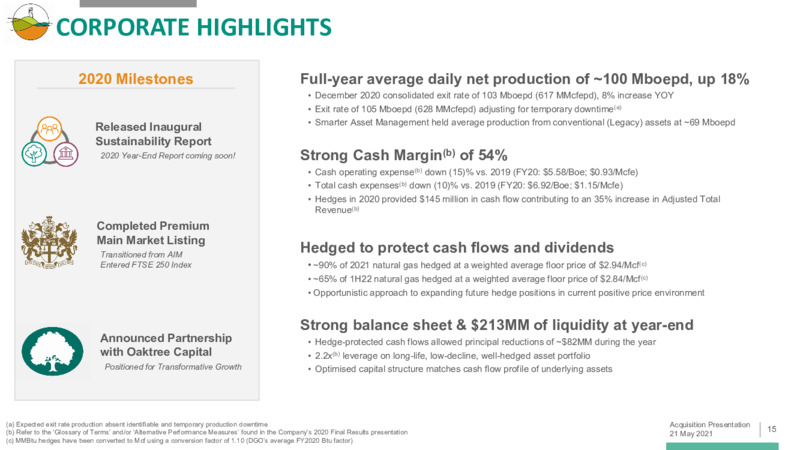 Acquisition Presentation – Diversified Energy Company plc – slide 15