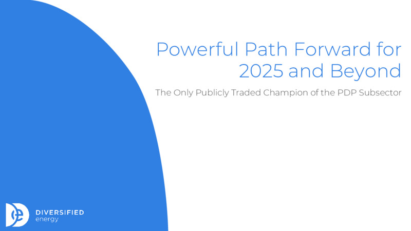 June 2025 Corporate Presentation – Diversified Energy Company plc – slide 45