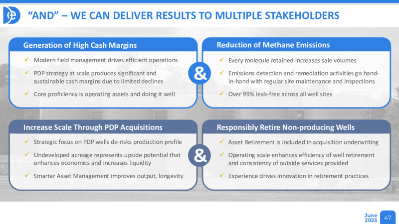 June 2025 Corporate Presentation – Diversified Energy Company plc – slide 47