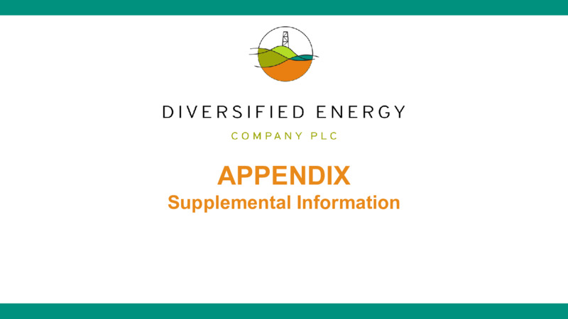 Tapstone Acquisition – Diversified Energy Company plc – slide 9