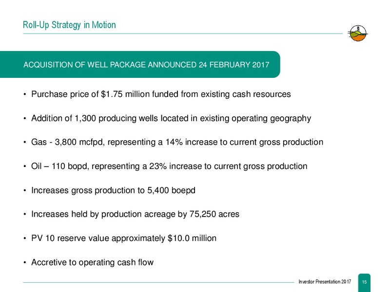 February 2017 Investor Presentation – Diversified Exploration Inc – slide 14