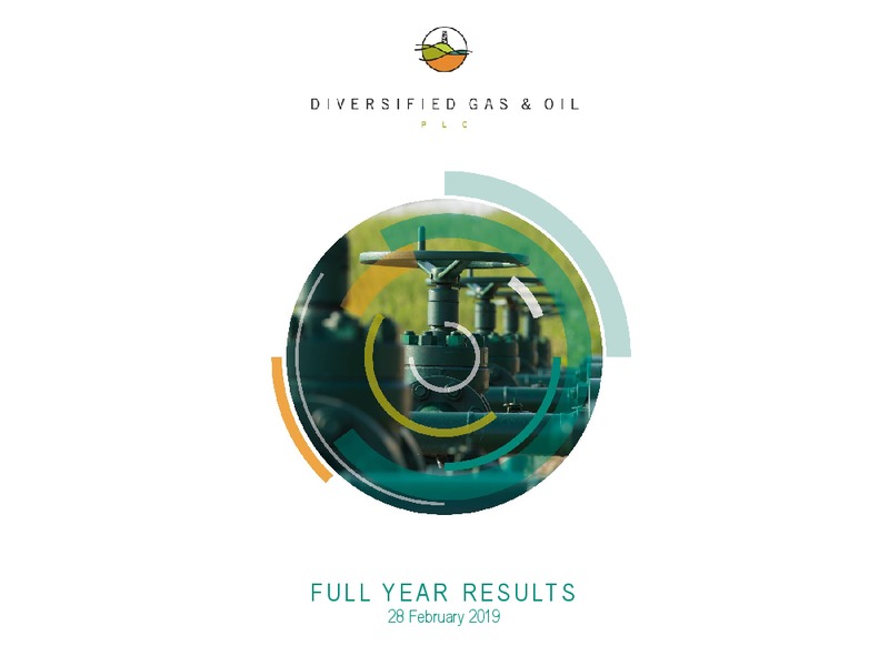 FY 2018 Results – Diversified Gas & Oil – slide 1