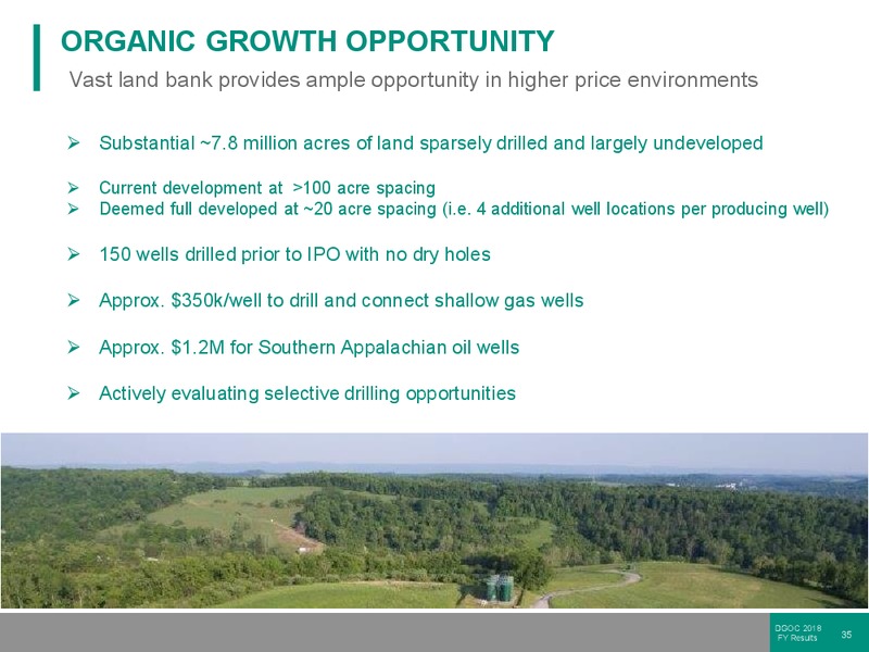 FY 2018 Results – Diversified Gas & Oil – slide 34