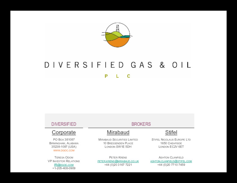 Full Year 2019 Results – Diversified Gas & Oil – slide 30
