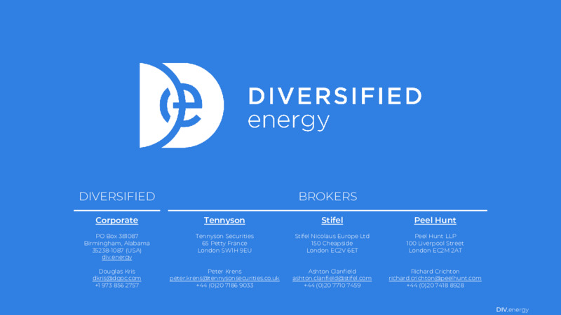 FY 2022 Earnings Presentation – Diversified Gas & Oil – slide 27