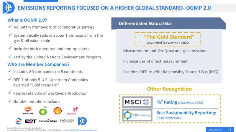 FY 2022 Earnings Presentation – Diversified Gas & Oil – slide 33