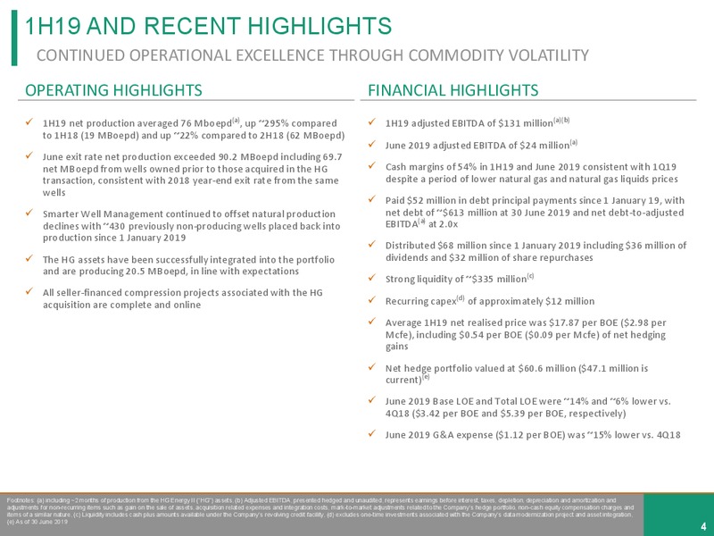 July 2019 Investor Presentation – Diversified Gas & Oil – slide 3