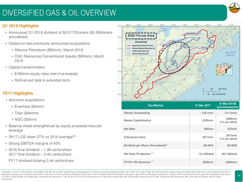 June 2018 Corporate Presentation – Diversified Gas & Oil – slide 11