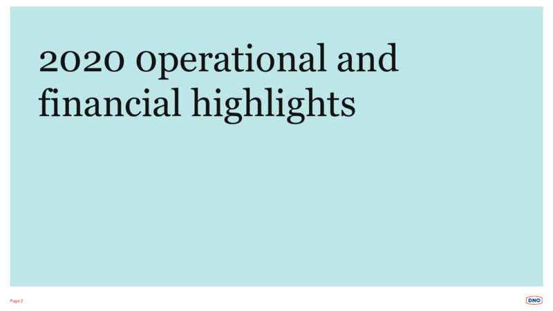 2020 Interim Results – Dno International Asa – slide 2