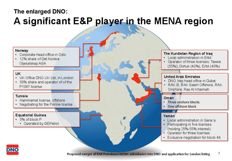 JULY 2011 INVESTOR PRESENTATION – Dno International Asa – slide 7