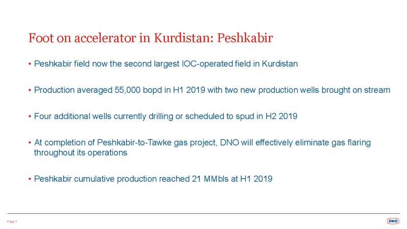 1H 2019 Earnings Presentation – Dno International Asa – slide 7