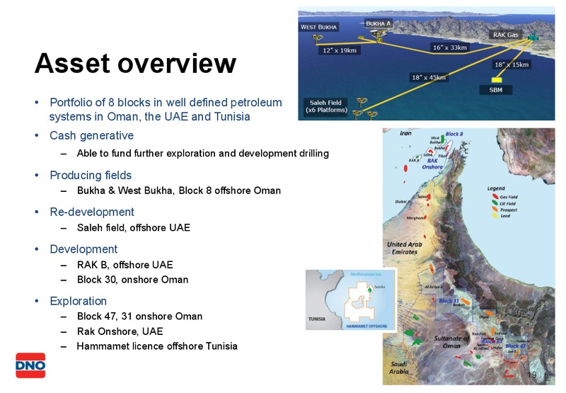 SEPTEMBER 2011 INVESTOR PRESENTATION – Dno International Asa – slide 18
