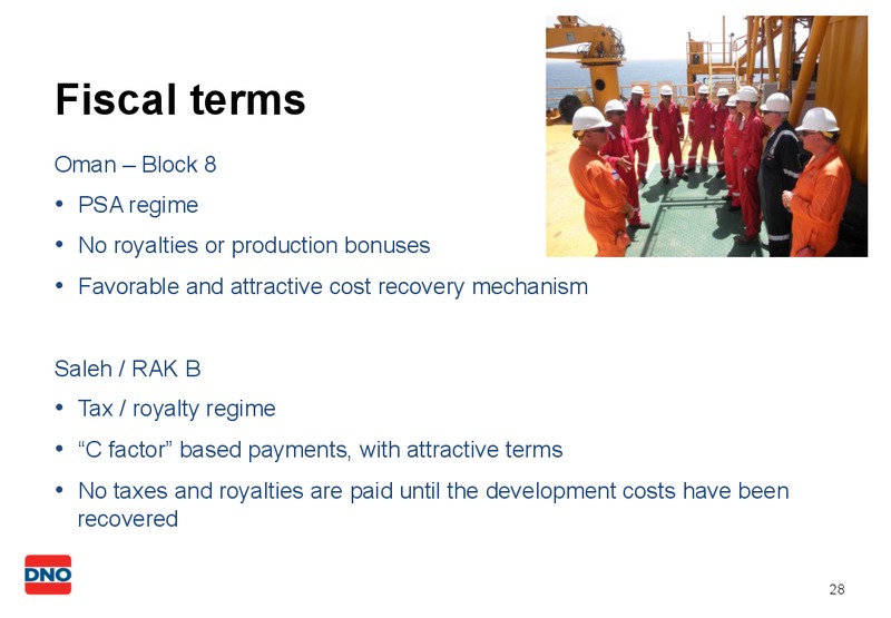 SEPTEMBER 2011 INVESTOR PRESENTATION – Dno International Asa – slide 27