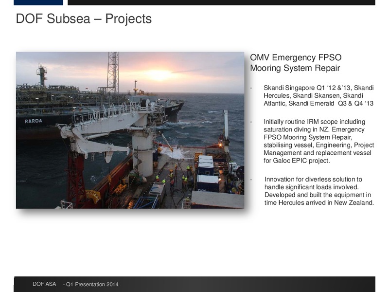 Q1 RESULTS – Dof Asa – slide 32