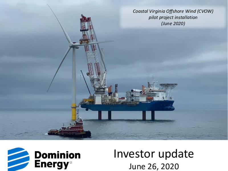 June 2020 Investor Update – Dominion Energy – slide 1