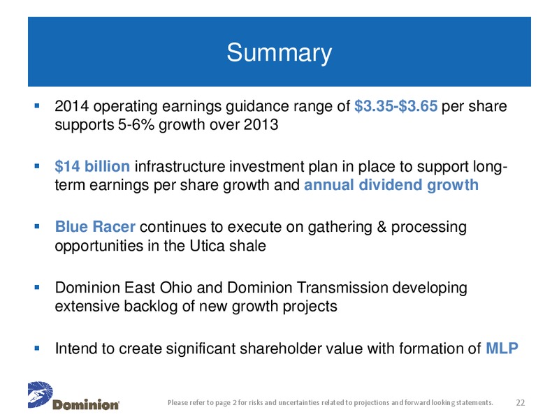 Company Conference Presentation – Dominion Resources, Inc. – slide 21