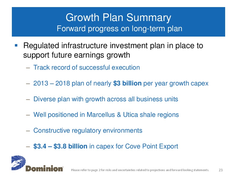 Barclays Capital CEO Energy Power Conference – Dominion Resources, Inc. – slide 22