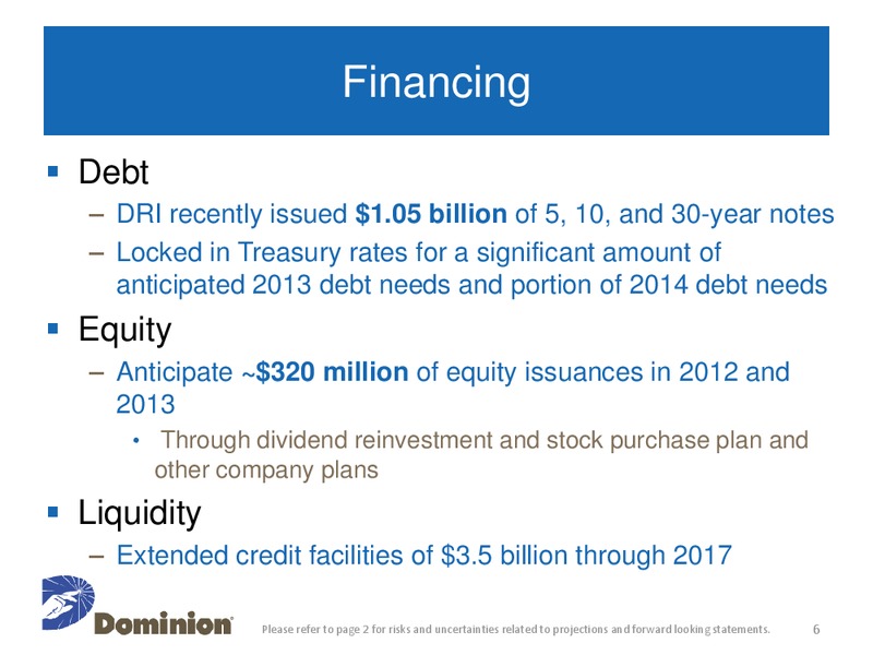 Q3 2012 Earnings Call – Dominion Resources, Inc. – slide 5