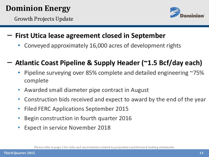 Q3 2015 Earnings Call – Dominion Resources, Inc. – slide 10