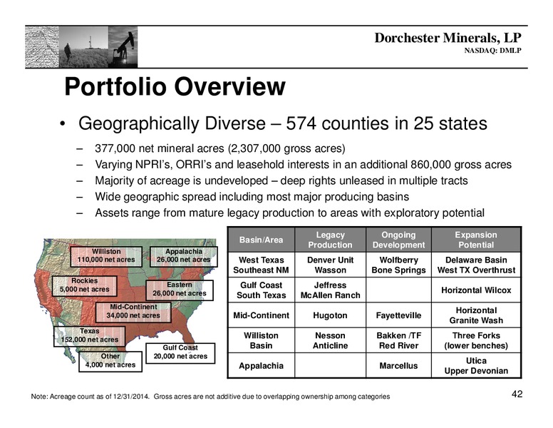 May 2015 Annual General Meeting – Dorchester Minerals Lp – slide 41