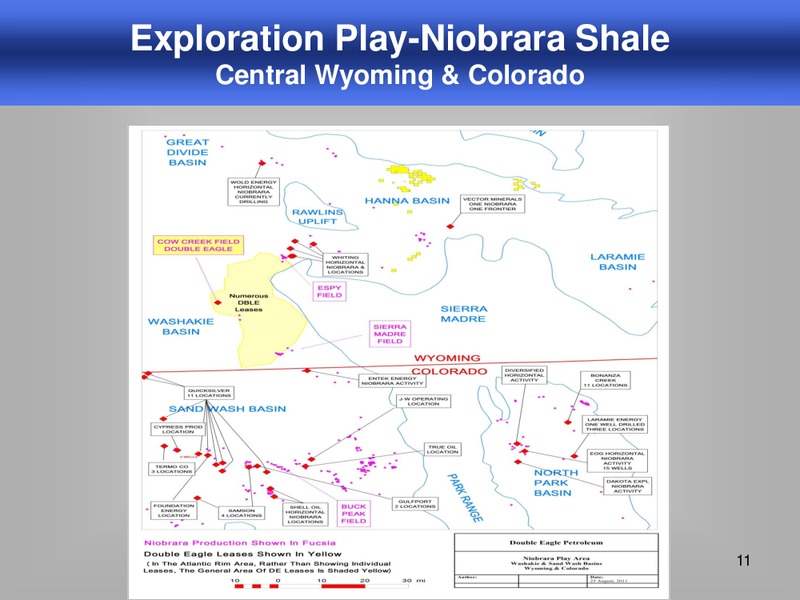 2012 OGIS – Double Eagle Petroleum Co. – slide 10