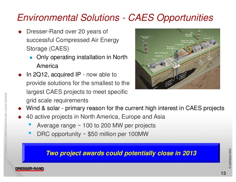 BBT 7TH ANNUAL COMMERCIAL AND INDUSTRIAL CONFERENCE – Dresser Rand Group Inc – slide 12