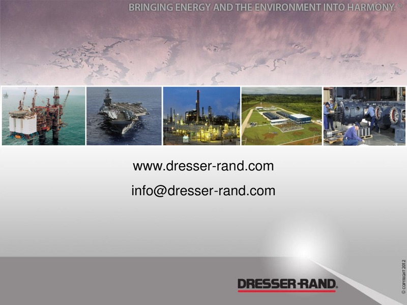 2012 CITI GLOBAL ENERGY CONFERENCE – Dresser Rand Group Inc – slide 20