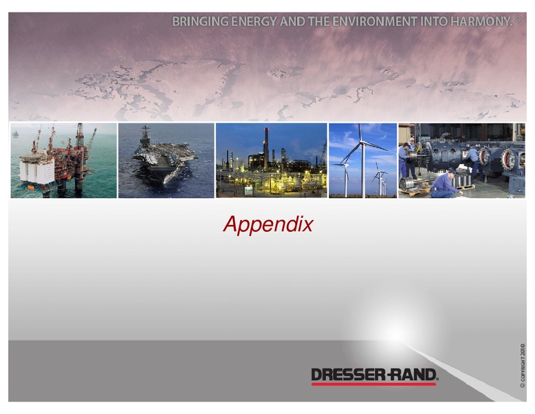 WELLS FARGO SECURITIES 10TH ANNUAL PIPELINE MLP AND ENERGY SYMPOSIUM – Dresser Rand Group Inc – slide 16