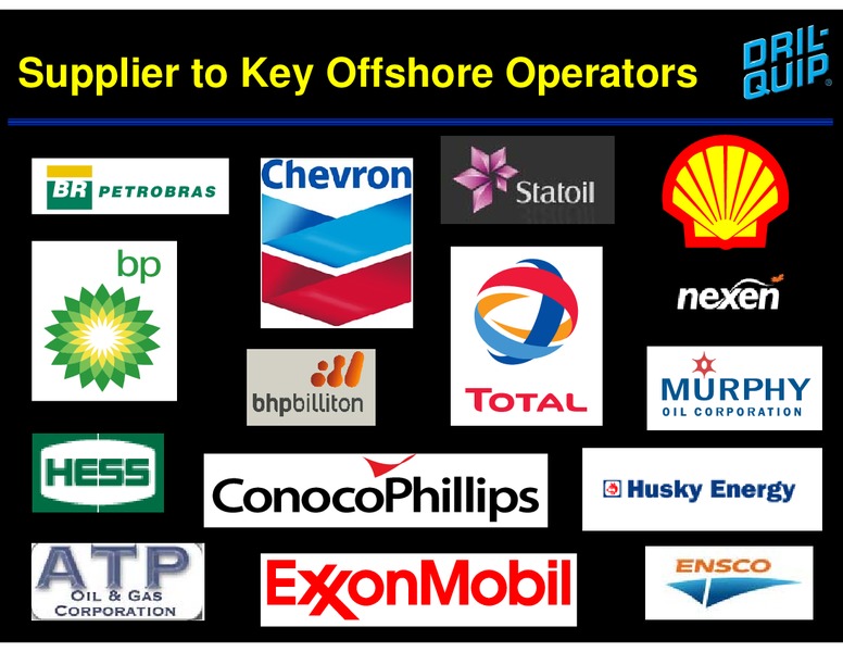 UBS GLOBAL OIL & GAS CONFERENCE – Dril-Quip, Inc. – slide 5