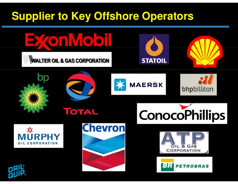 JOHNSON RICE ENERGY CONFERENCE – Dril-Quip, Inc. – slide 5