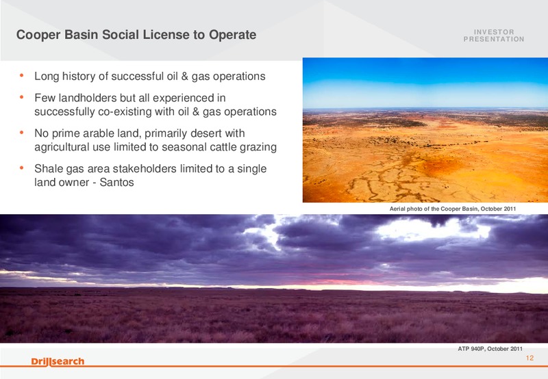 October 2013 Citi Conference – Drillsearch Energy, Ltd. – slide 12