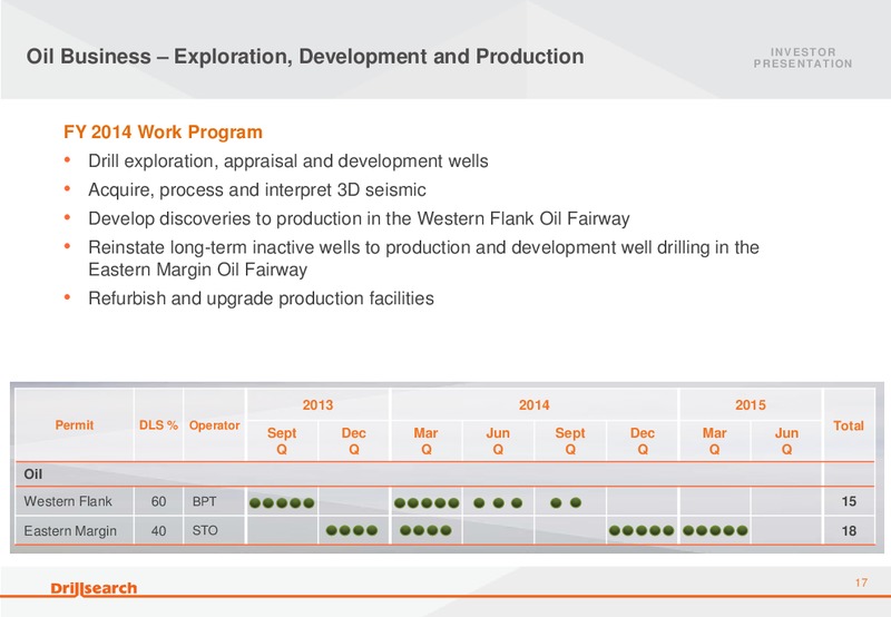 October 2013 Citi Conference – Drillsearch Energy, Ltd. – slide 17