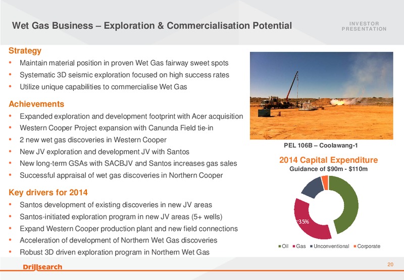 October 2013 Citi Conference – Drillsearch Energy, Ltd. – slide 20